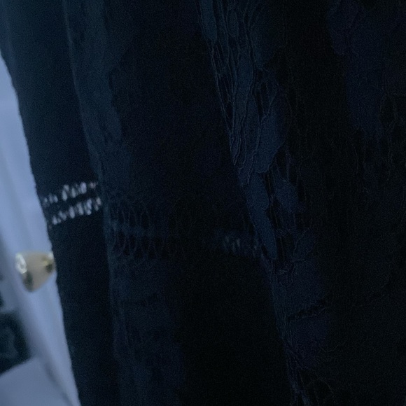 Francesca’s Black Lace Dress Size L - Picture 6 of 8